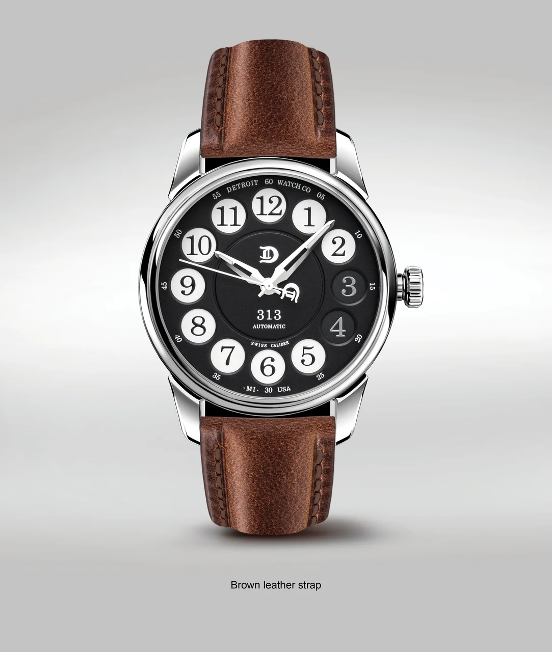 Detroit Watch Company, LLC. Exh-bw-bc 313 EXH-BW-BC 42 mm kol saati