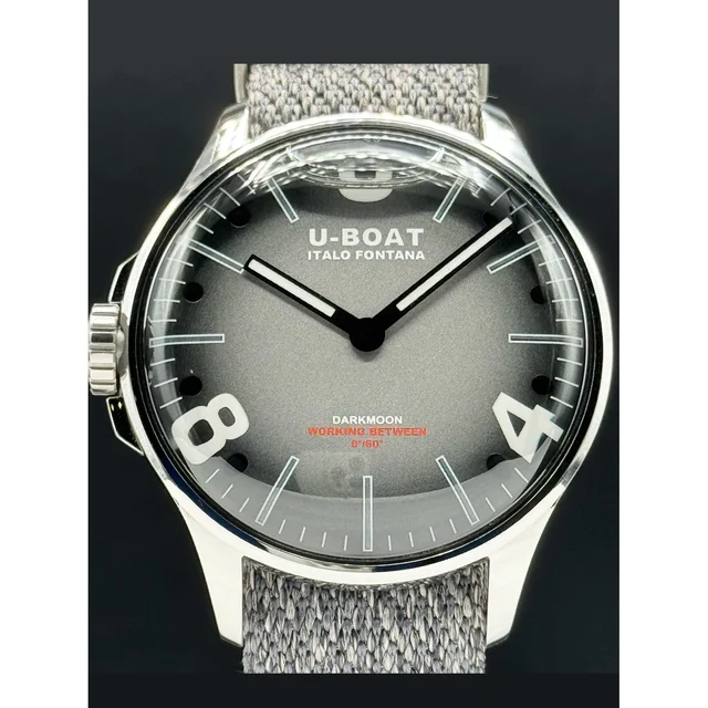 U-Boat Darkmoon 44mm Grey SS 210000074380 kol saati