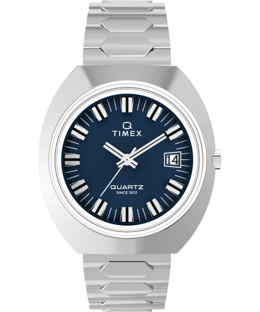 Timex Time Machine Reissue 39mm Stainless Steel Bracelet Watch TW2Y33100VQ kol saati
