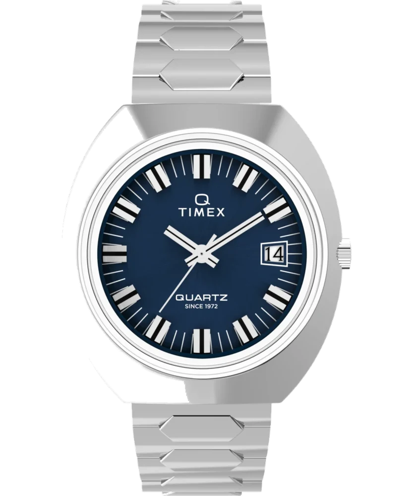 Timex Time Machine Reissue 39mm Stainless Steel Bracelet Watch TW2Y33100 39 mm kol saati