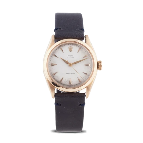 Rolex ROLEX, REF. 6022 A fine, manual wind, steel and gold wristwatch. kol saati