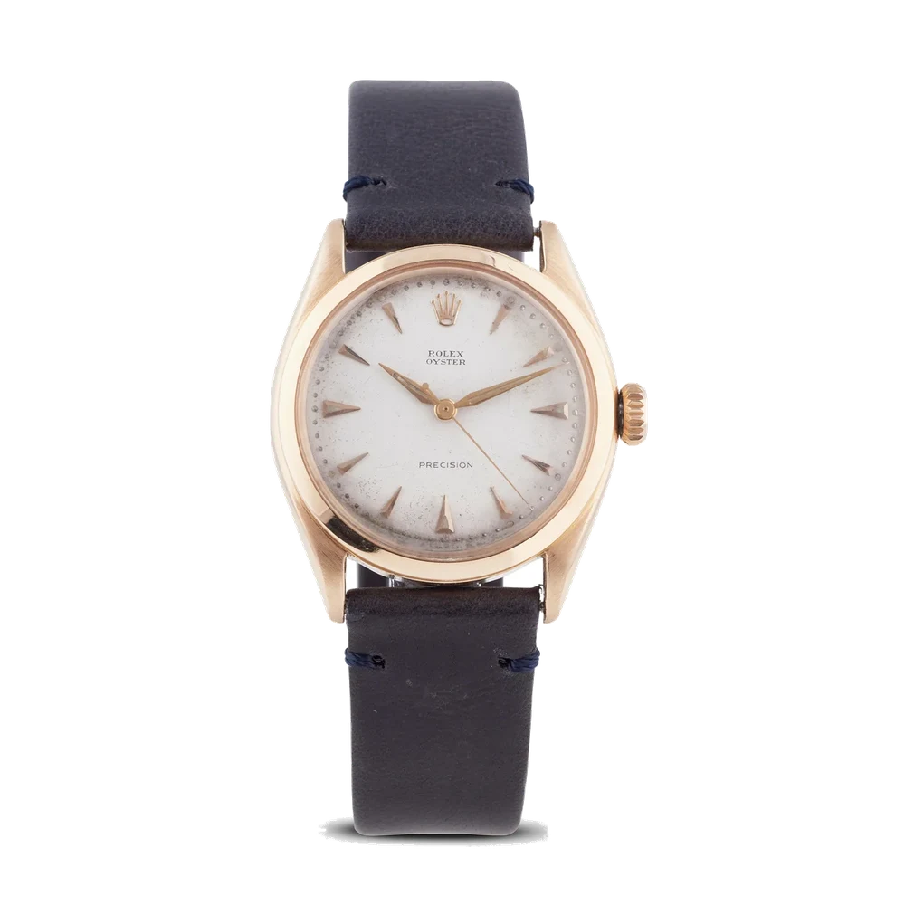 Rolex ROLEX, REF. 6022 A fine, manual wind, steel and gold wristwatch. kol saati