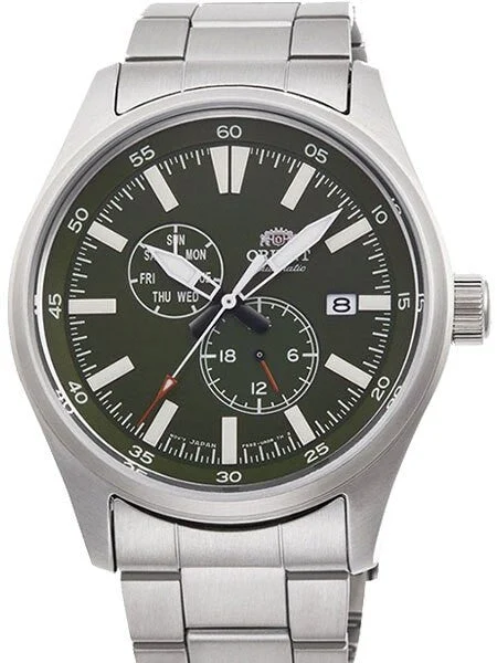 Orient Gen. II Automatic Field Watch with Hand Winding, and Hacking #RA-AK0402E10A 42 mm kol saati