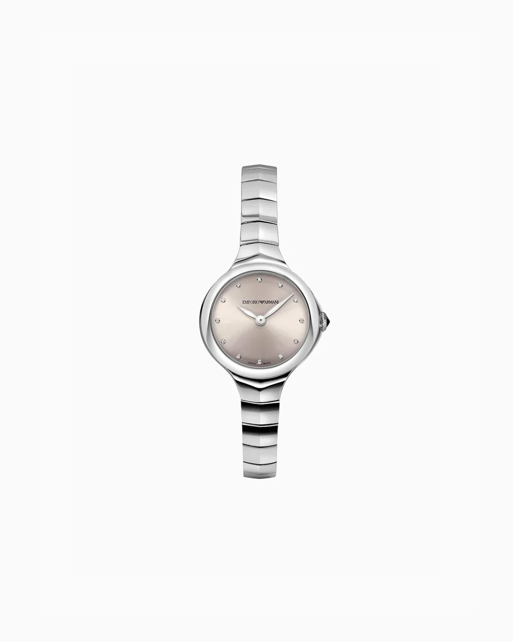 Emporio Armani Swiss Made Fluid Deco Two-Hand Watch ARS8013 kol saati