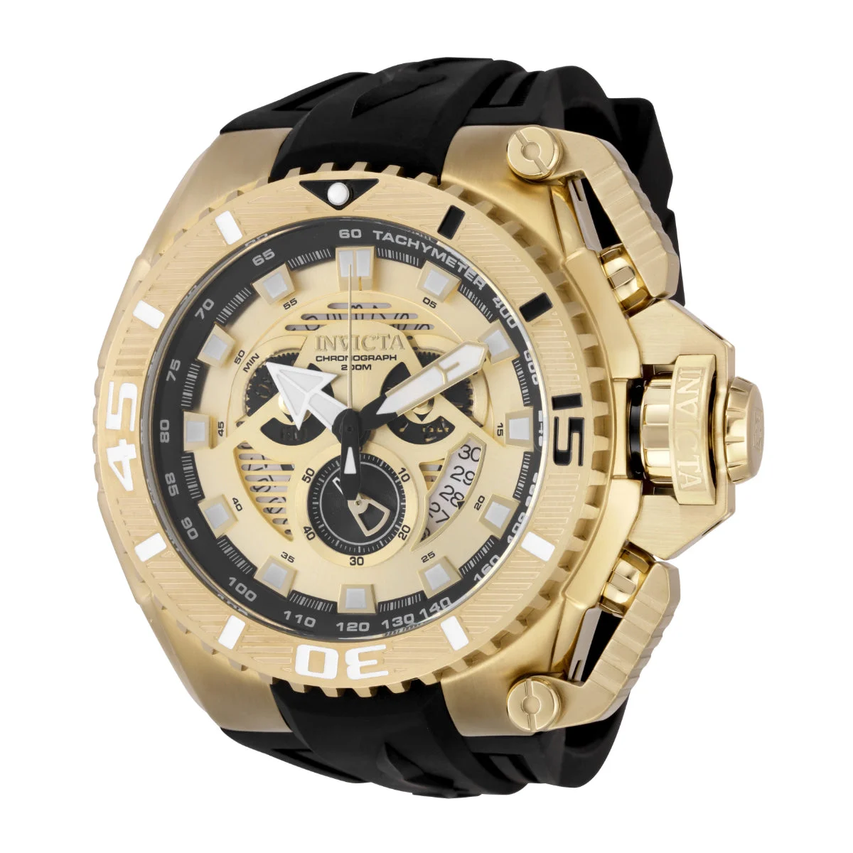 Invicta Sea Hunter Blockade Watch - 57mm. Black (49628) kol saati