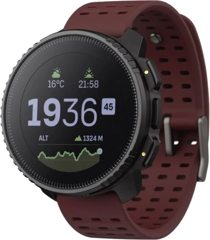 Suunto Vertical Black Ruby SS050865000 49 mm kol saati
