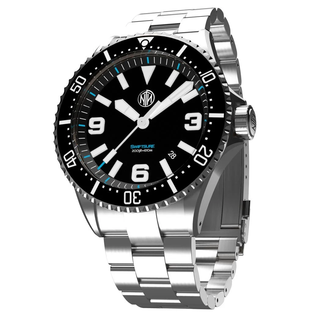 NTH Swiftsure 610-Meter Hi-Beat Automatic Dive Watch with an AR Sapphire Crystal #WW-2K1-SKSD kol saati