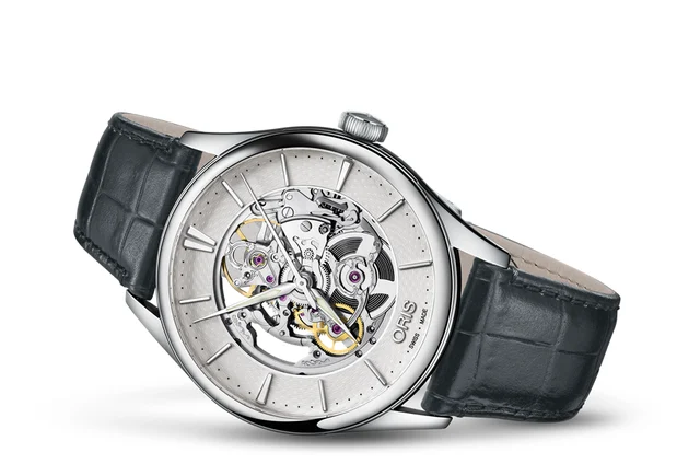 Oris Artelier Skeleton 01 734 7721 4051-07 5 21 61FC kol saati
