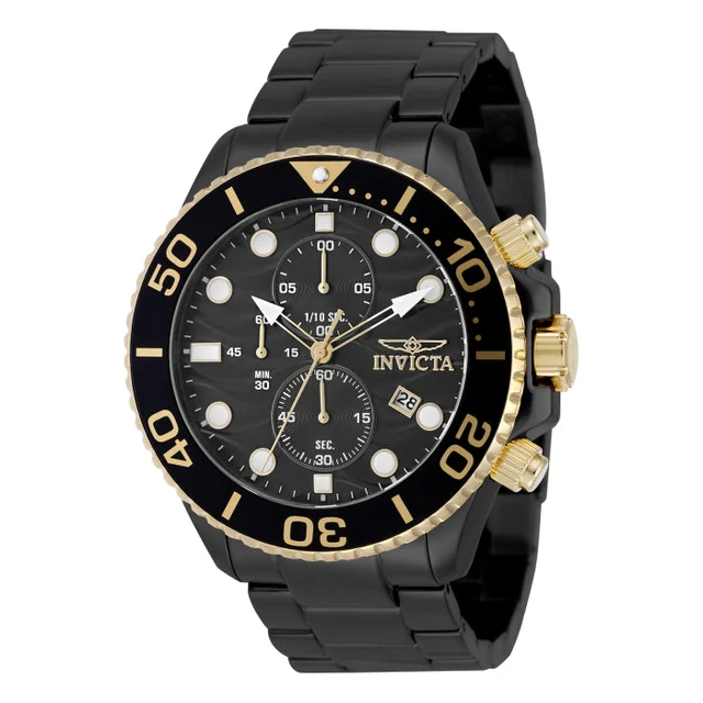 Invicta Pro Diver Watch - 53mm. Black (50222) kol saati