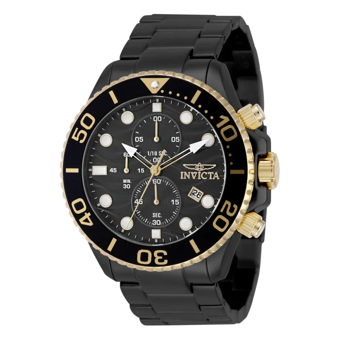 Invicta Pro Diver Watch - 53mm. Black (50222) kol saati