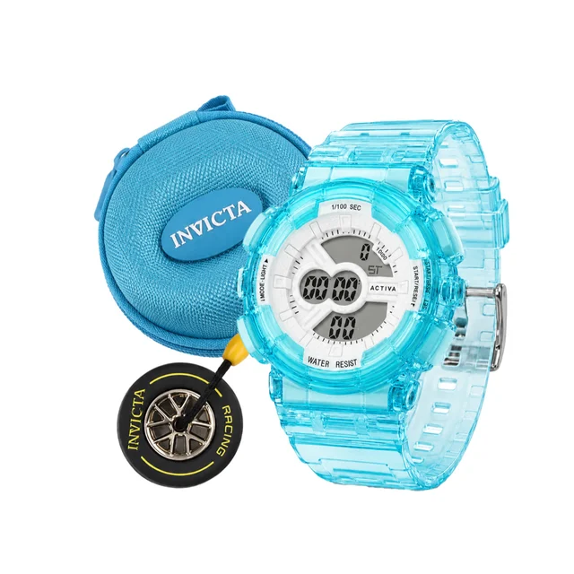 Activa Set Neon Shift Limited Edition X Invicta - Digital Watch - 43mm, Blue (ACW-GA-L-501