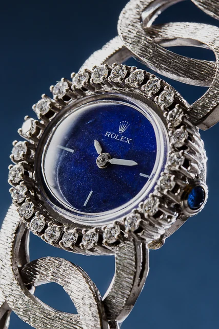 Rolex Cocktail Watch Ref. 666 Lapis Lazuli kol saati