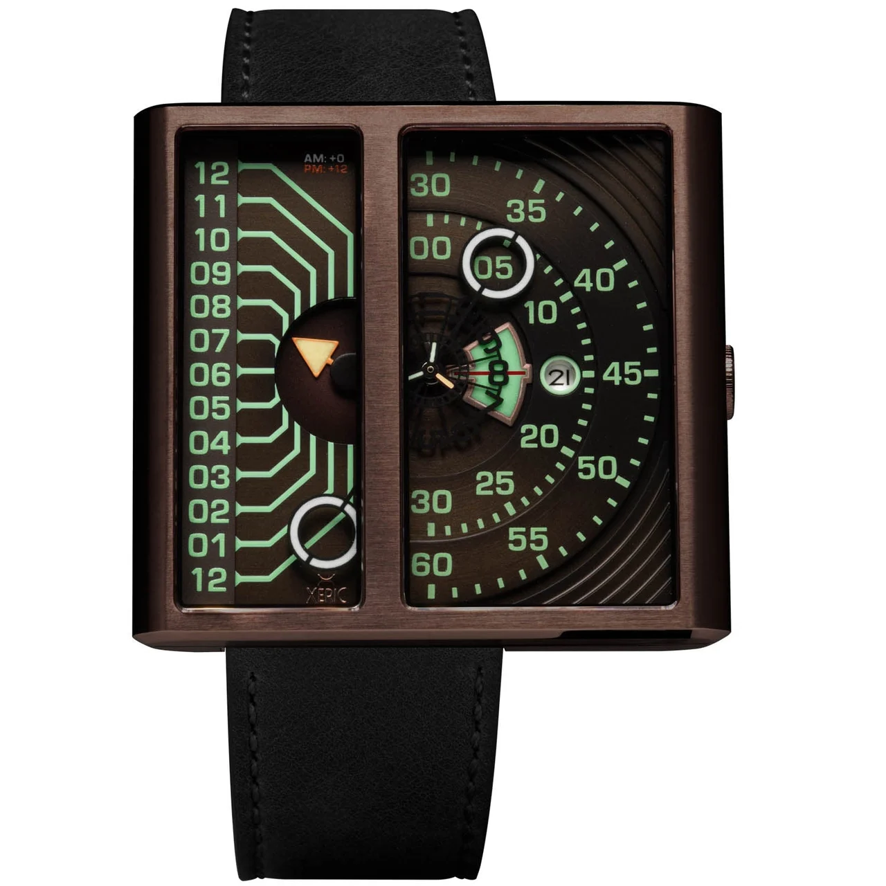 Xeric Soloscope II SA2-6633-03L 46 mm kol saati