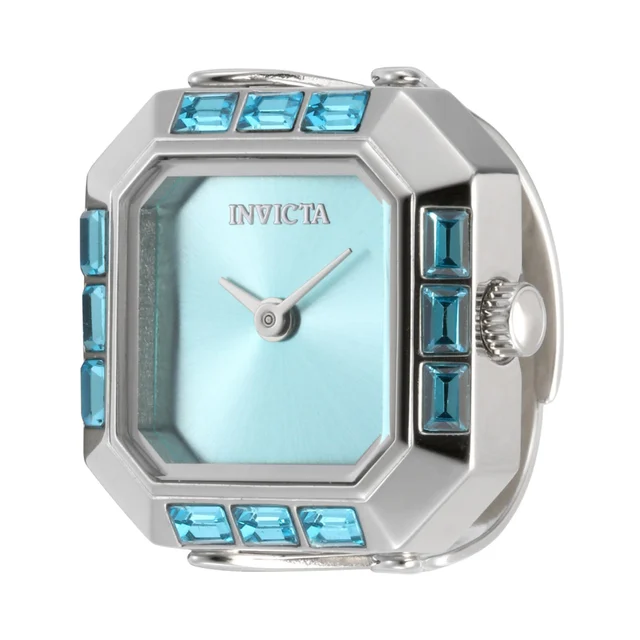 Invicta Mini Angel Ring Watch - 21.5mm. Silver (49579) kol saati