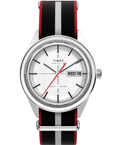 Timex Marlin® Jet Quartz 38mm Fabric Strap Watch TW2Y37300 kol saati