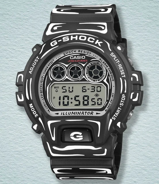 G-SHOCK Joshua Vides Collaboration Watches DW-6900JV-1 kol saati