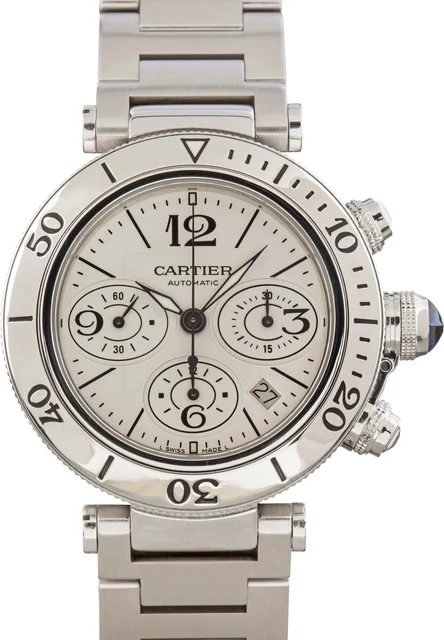 Cartier Pasha Seatimer W31089M7 Stainless Steel kol saati