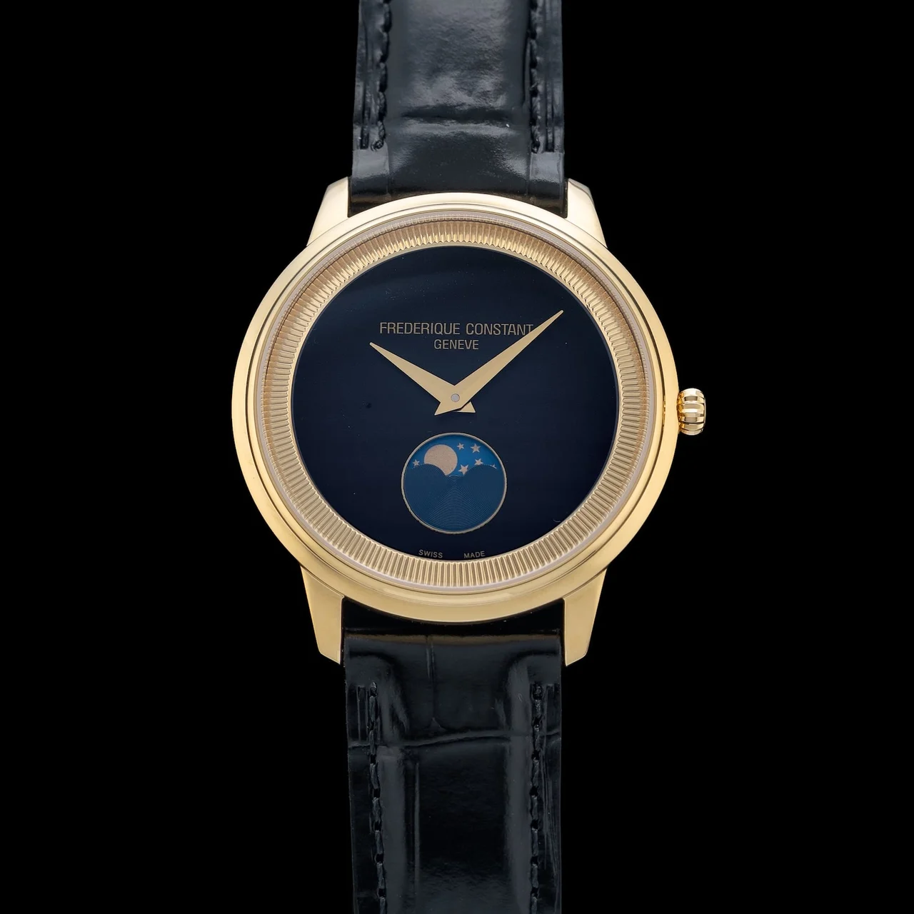 Frederique Constant Classics Moneta Moonphase FC-206B3S5 210009N40354 37 mm kol saati