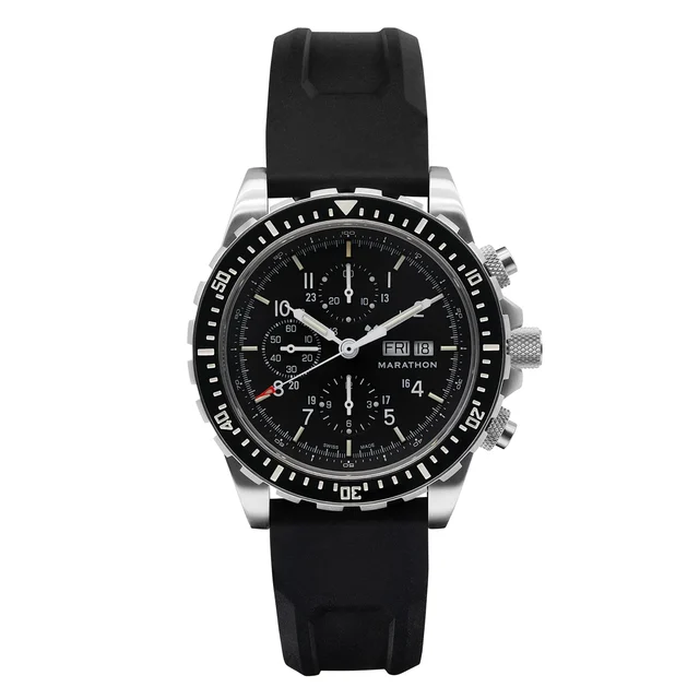 Marathon Csar MAR-CSAR-CHRO-46-BLK-RB kol saati