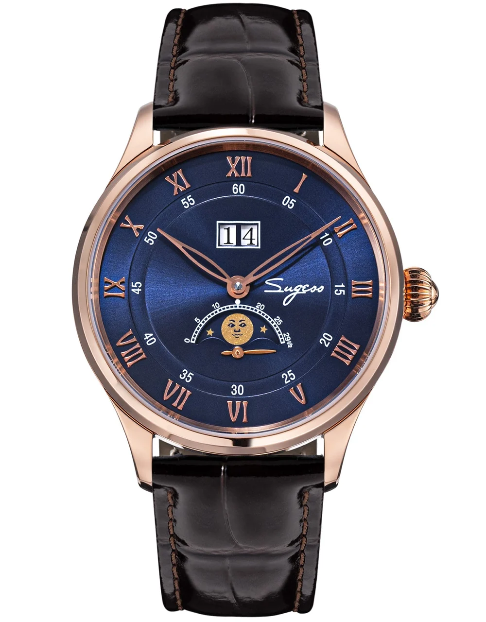 Sugess MoonPhase S437.05 41 mm kol saati
