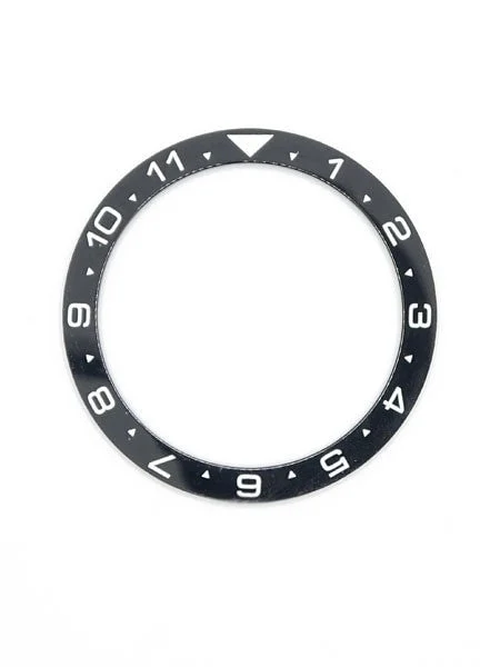 Islander Black Ceramic Luminous (Dual-Time) Bezel Insert for Seiko SKX013 Watches #C09 kol