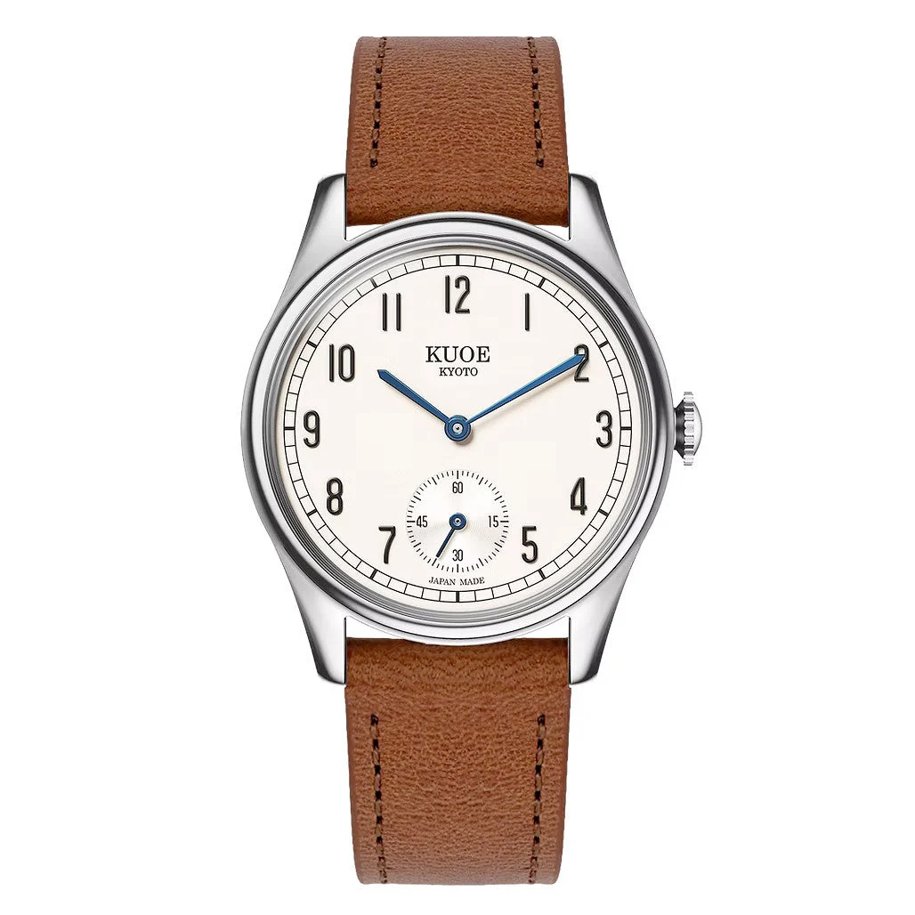 Kuoe Old Smith 90-001 Quartz 35mm Dress Watch #OS90001-ABL-IT-BR-SA 35 mm kol saati