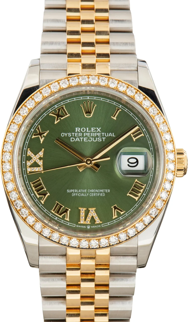 Rolex Datejust 126283 Steel & 18k Yellow Gold 36 mm kol saati