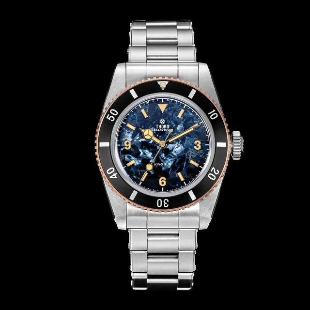 Cronos Watch Store Thorn 37mm SW200 Automatic Dive Watch T027 Pietersite Dial thorn-37mm-s