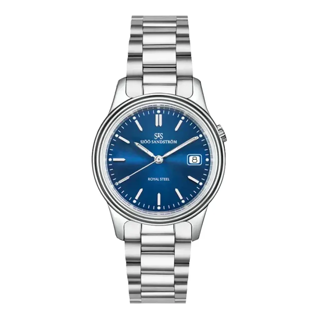 Sjöö Sandström Royal Steel Classic SS-2232-1-Blue kol saati