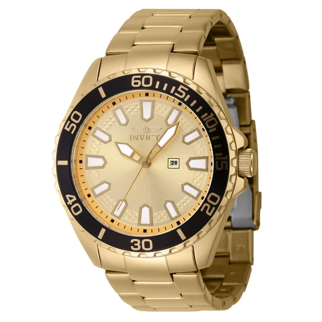 Invicta Pro Diver Watch - 46mm, Gold (46894) kol saati