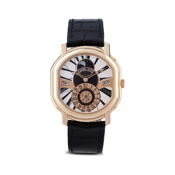 Daniel Roth DANIEL ROTH, REF. 118.X.40, PERPETUAL CALENDAR MOONPHASE, PINK GOLD kol saati