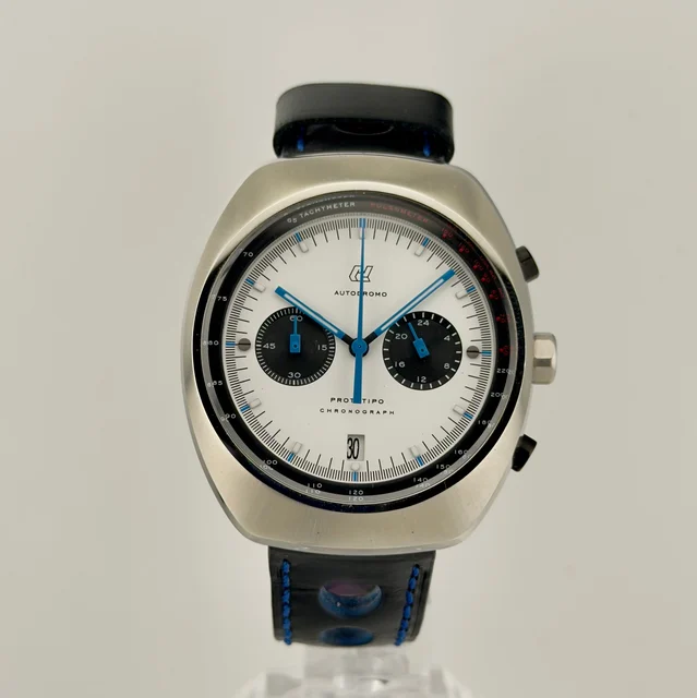 Autodromo Prototipo Chronograph — White Panda Dial kol saati