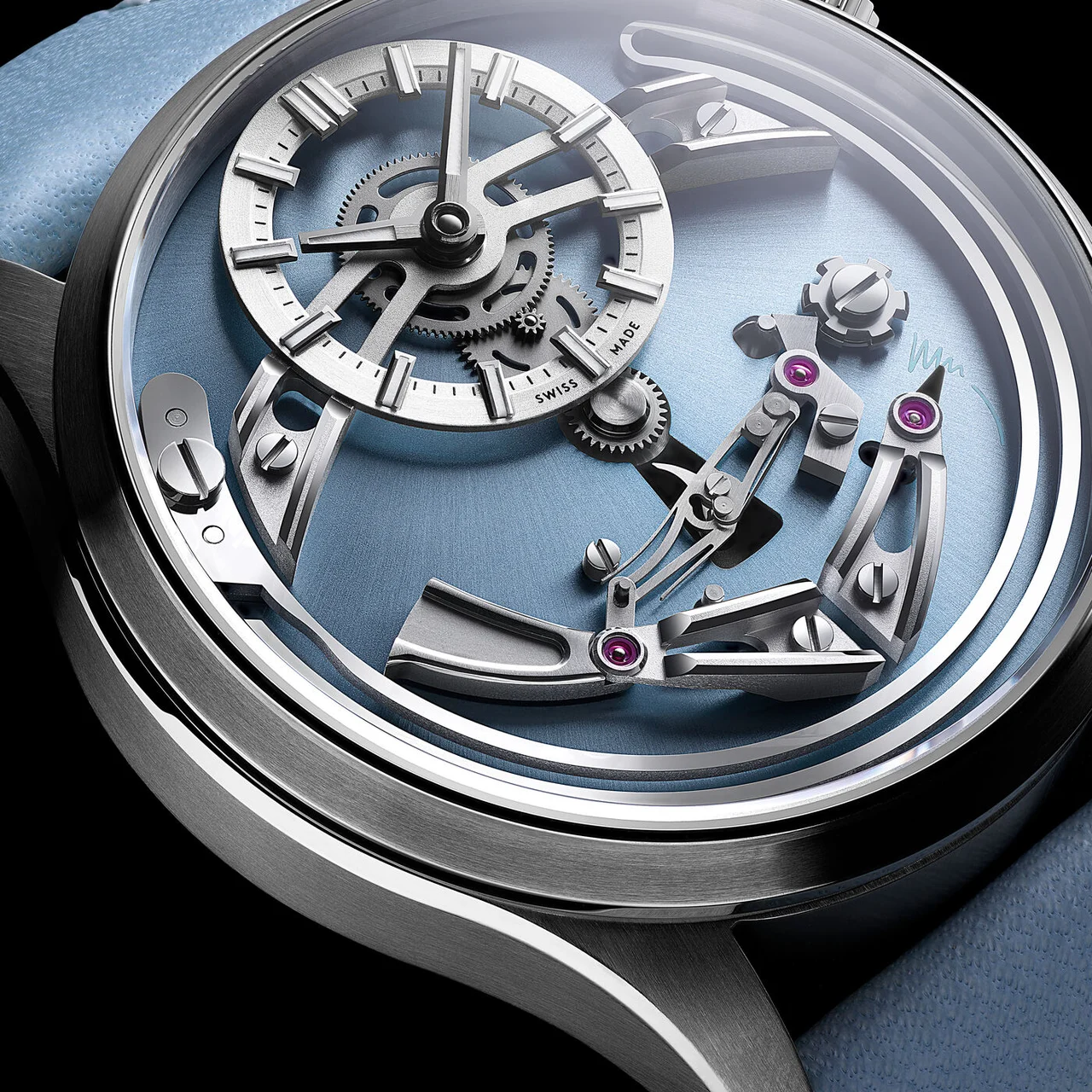 Christopher Ward Bel Canto C01-41APT0-T00B1-VLB 41 mm kol saati