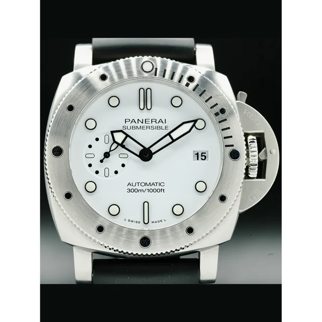Panerai Submersible Bianco 42mm Stainless Steel PAM01223 210000033979 kol saati