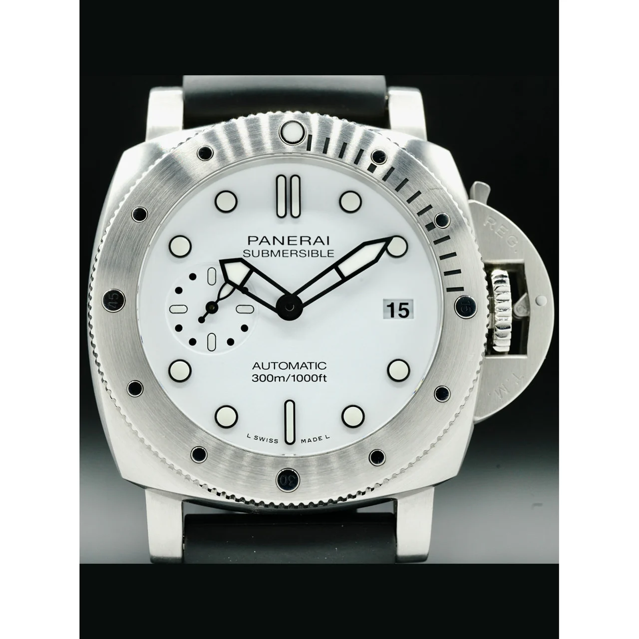 Panerai Submersible Bianco 42mm Stainless Steel PAM01223 210000033979 42 mm kol saati
