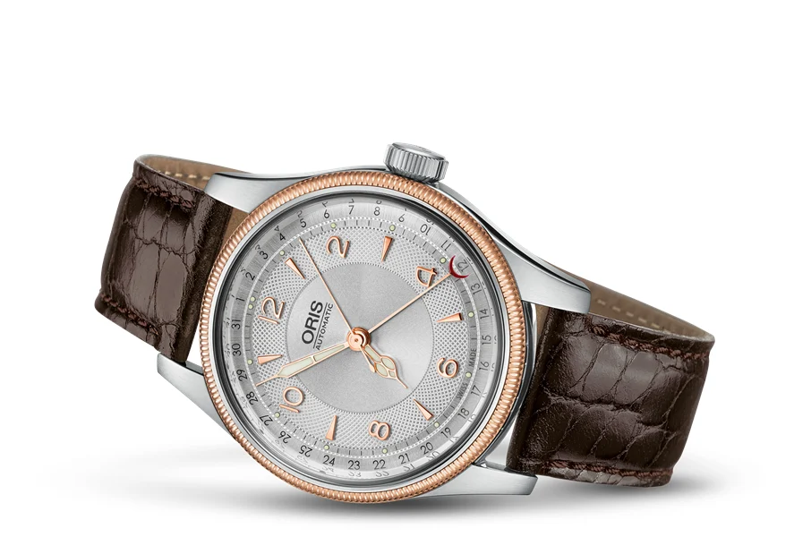 Oris Big Crown Original Pointer Date 01 754 7696 4361-07 5 20 52 40 mm kol saati