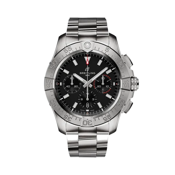 Breitling Avenger B01 Chronograph 44 Black Dial AB0147101B1A1 kol saati