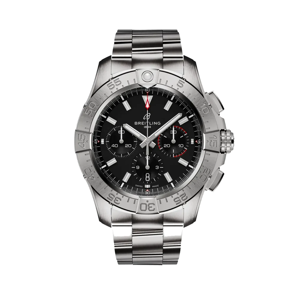 Breitling Avenger B01 Chronograph 44 Black Dial AB0147101B1A1 44 mm kol saati