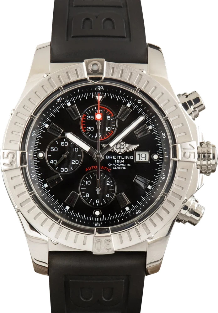 Breitling Black Dial Super Avenger Chronograph A1337011/B907 49 mm kol saati