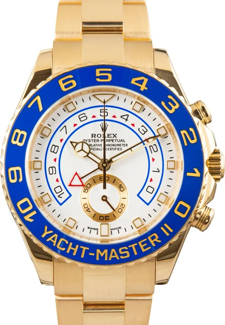 Rolex Yacht-Master II Ref 116688 18k Yellow Gold 116688WAO kol saati