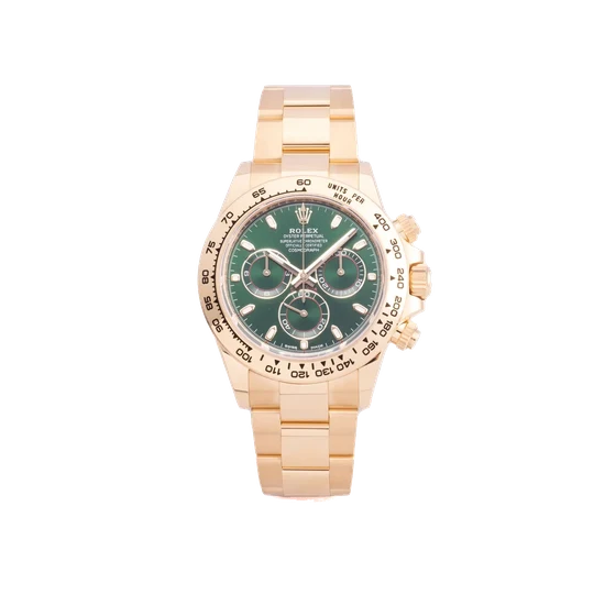 Rolex ROLEX REF. 116508, SELF-WINDING, CHRONOGRAPH, MINUTE AND HOUR COUNTERS, GREEN DIAL;