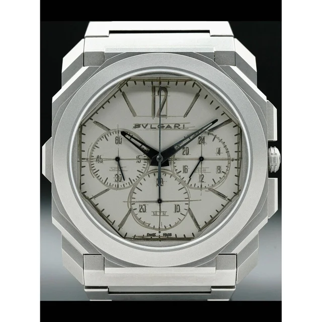 Bulgari Octo Finissimo GMT Chronograph Sketch Dial LE 103673 210000031370 kol saati
