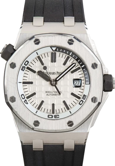 Audemars Piguet Royal Oak Offshore White Dial 15710ST.OO.A002CA.02 kol saati