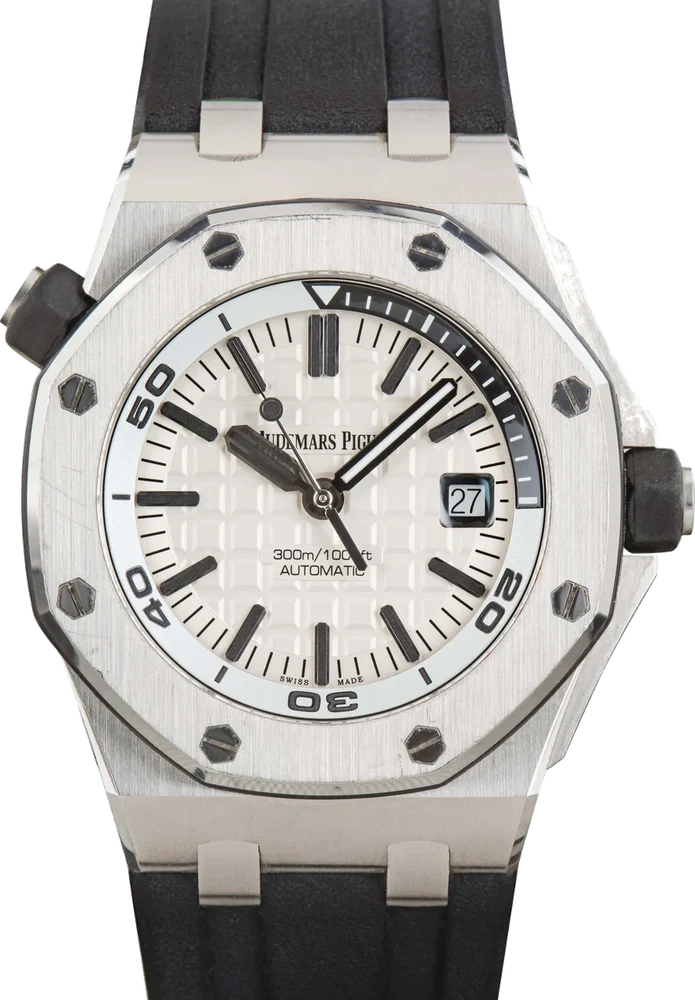 Audemars Piguet Royal Oak Offshore White Dial 15710ST.OO.A002CA.02 42 mm kol saati