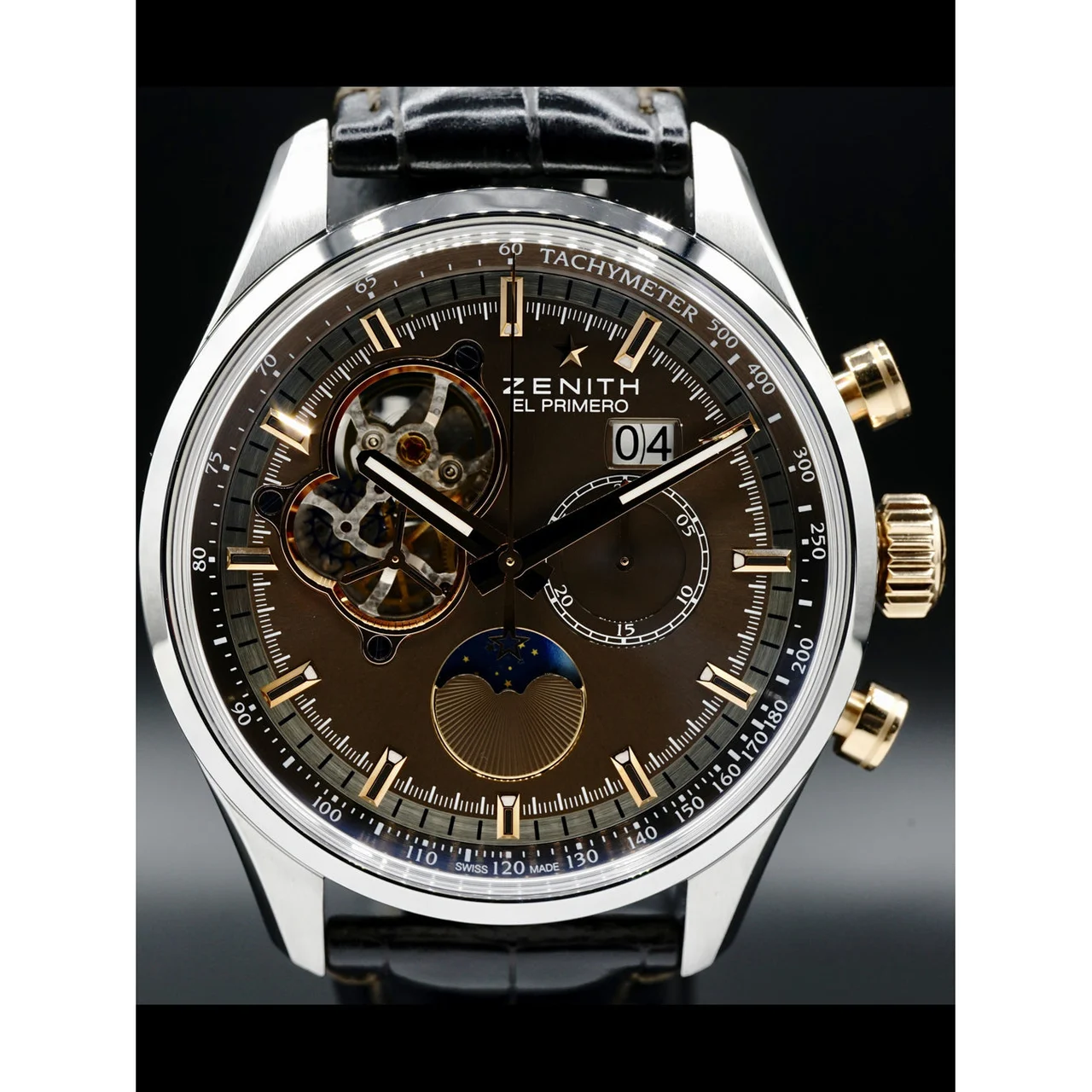 Zenith Primero Chrono 51.2161.4047/75.C713 210000027543 45 mm kol saati