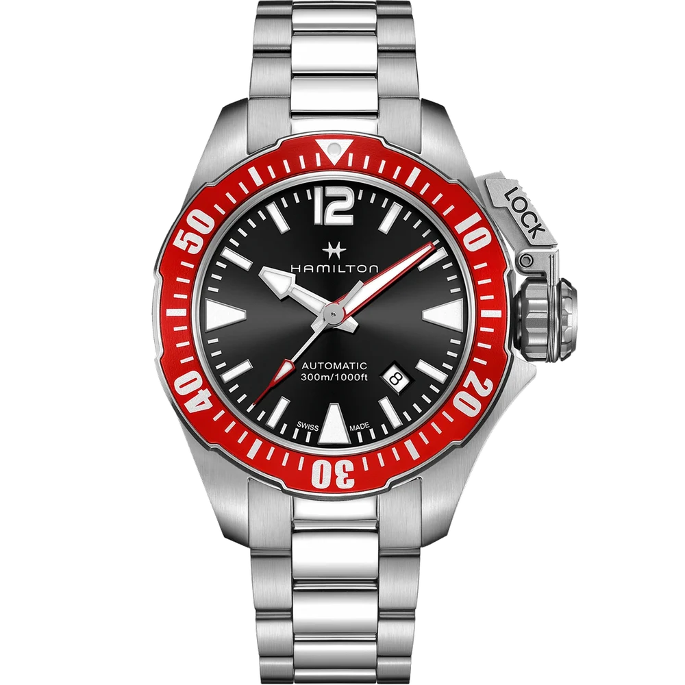 Hamilton Khaki Navy Frogman Auto H77725135 42 mm kol saati