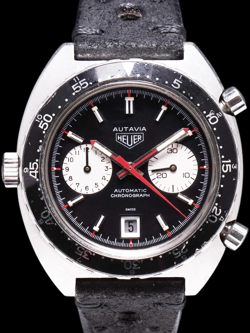 Heuer Autavia HURAUT1163V 42 mm kol saati