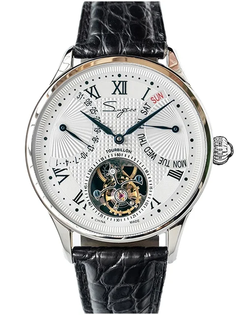 Sugess Tourbillon Master SU8004SBE-B kol saati