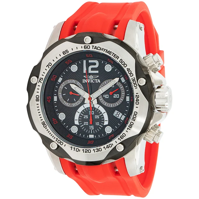 Invicta Open Box Speedway Vectus Watch - 51mm, Red (AIC-33934) kol saati