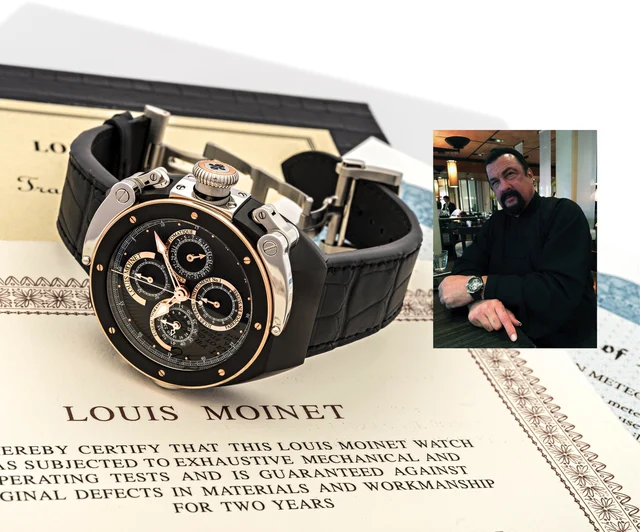 Louis Moinet Jules Verne Instrument Ii No. 2/12 The Steven Seagal Watch LM17.44N.55 kol sa